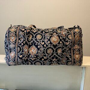 Vera Bradley Large Travel Duffel Bag Cafe Latte
